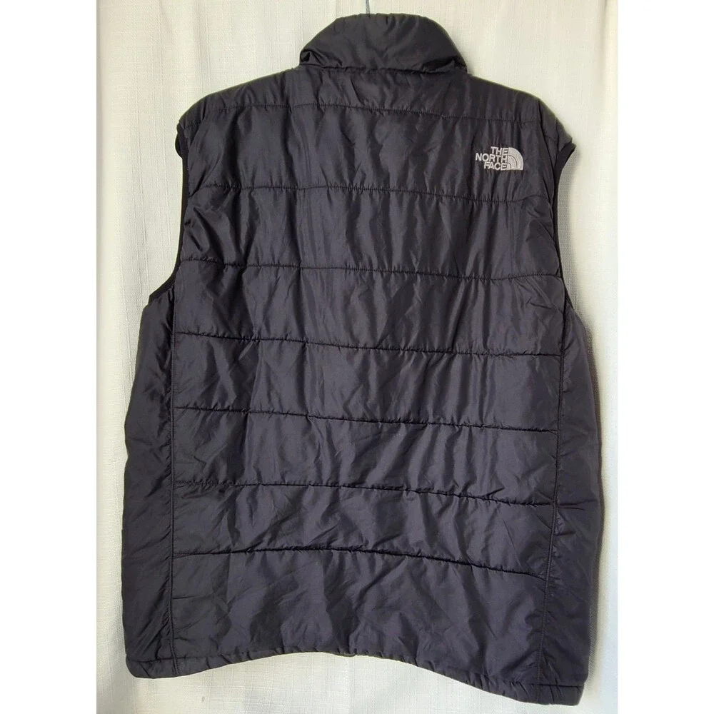 The North Face Primaloft Insulated Vest Men's Large Black Full Zip Puffer